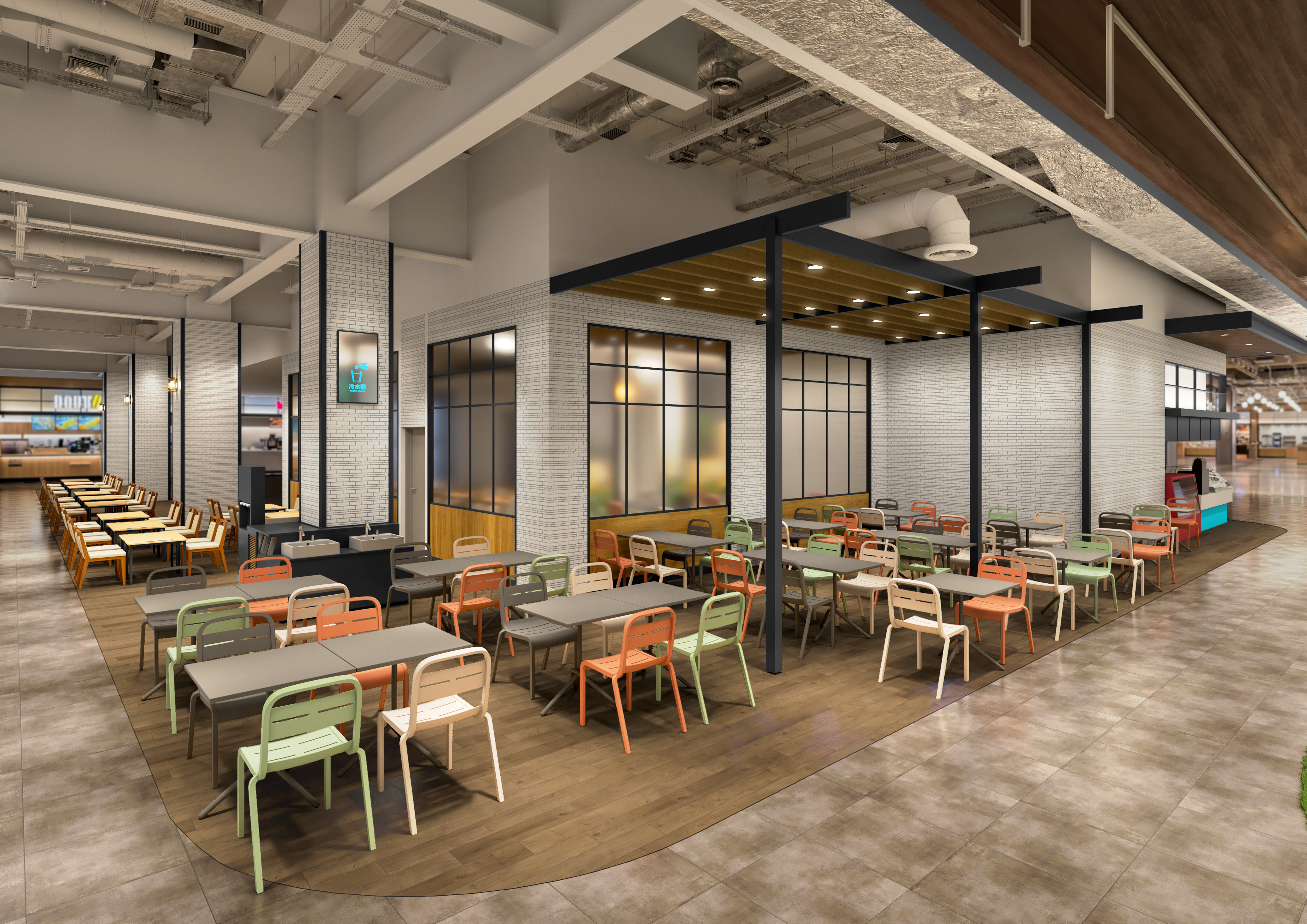 Dining hall seating